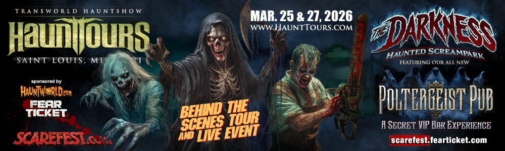 Banner image promoting various haunted attractions